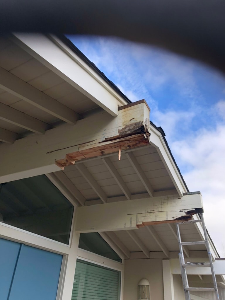 Orinda Barge Beams — Before