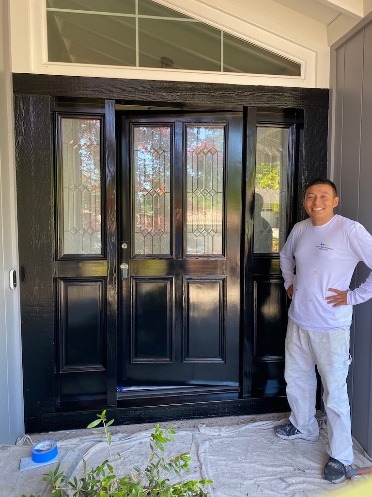 Black Entry Door