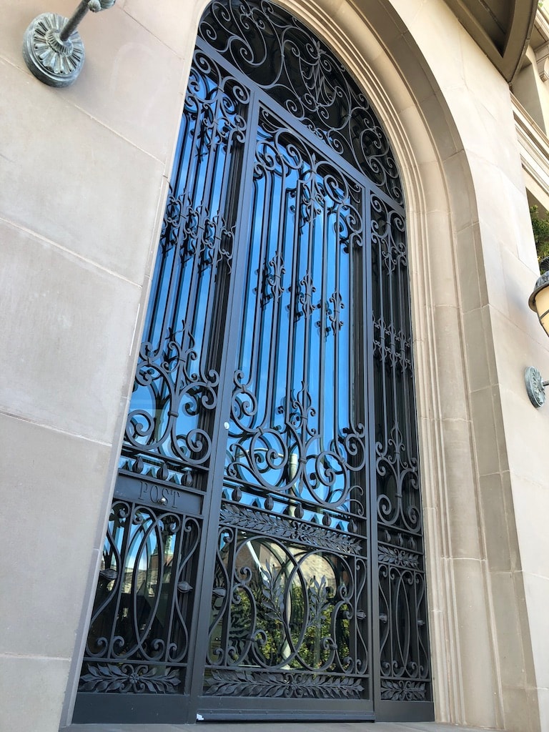 Historic Wrought Iron Entry Gate
