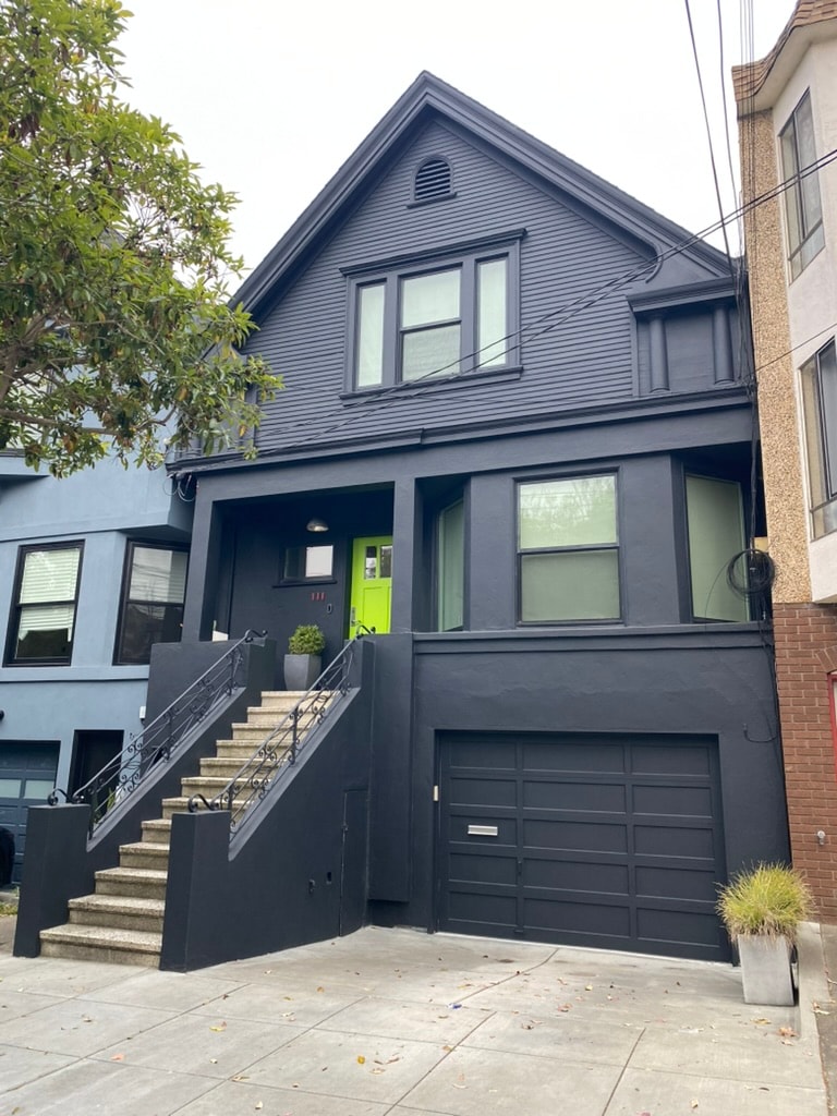 Presidio Heights — Charcoal & Green Door