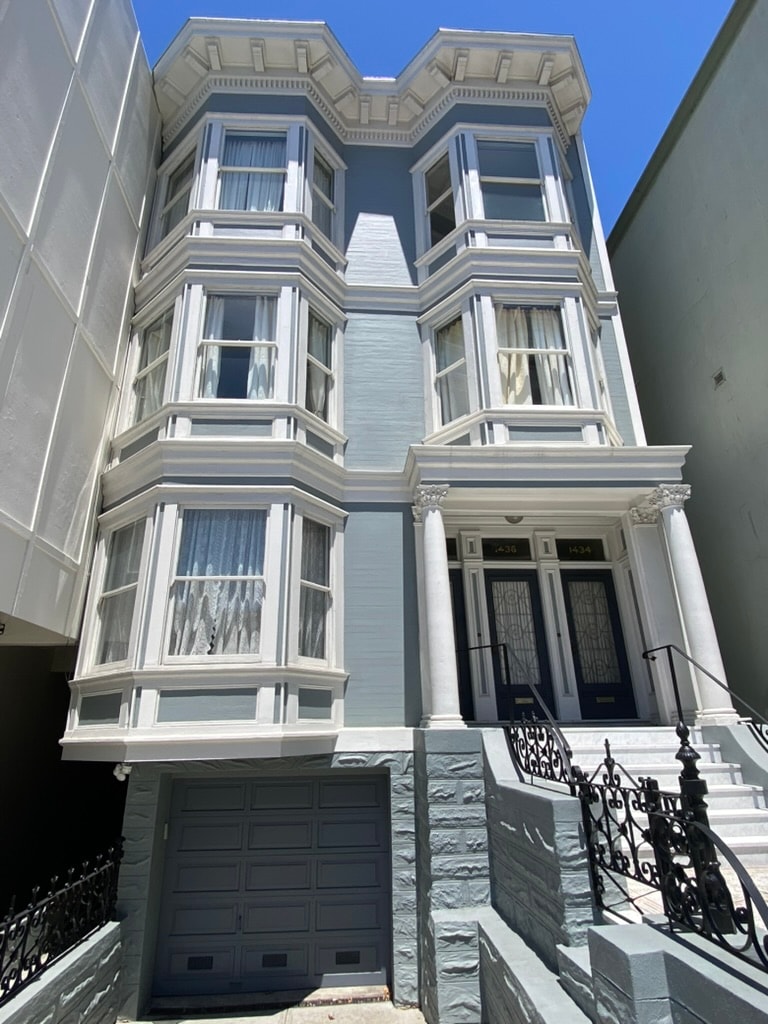 SF Victorian Gray & White